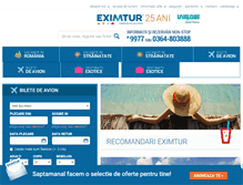Tablet Screenshot of eximtur.ro